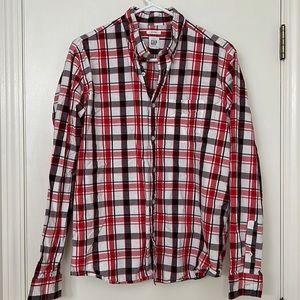 Gap brand, untucked style long sleeve button down